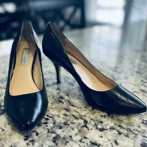 Zitah- INC International Concepts Classic Black Leather Pumps
